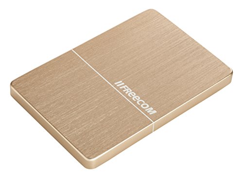 Freecom mHDD Slim - Disco Duro Externo (2000 GB, 2.5", 3.0 (3.1 Gen 1), 5400 RPM, Oro)