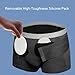 Hernia Belt for Men and Women, Suitable for Unilateral/Bilateral Inguinal Hernia Belts with 2 Removable Pressure Pads(Medium)