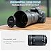 JJC ET-63 Reversible Lens Hood Shade Protector for Canon EF-S 55-250mm f/4-5.6 IS STM Lens, not for Canon EF-S 55-250mm f/4-5.6 IS or IS II Replaces Canon ET-63 Lens Hood