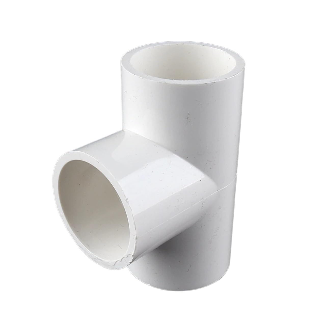 Conectores de tubo rígido blanco de PVC de gran tamaño de 63 a 200 mm, conectores en T iguales de 3 vías, accesorios/suministro de agua de riego(160mm inner dia)