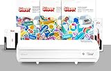Découvrez le monde des stickers : imprimez avec n'importe quelle imprimante jet d'encre et coupez avec le traceur Juliet pour obtenir des autocollants résistants, imperméables et haute définition. Finition unique : brillant, mat et effet holographique fascinant.