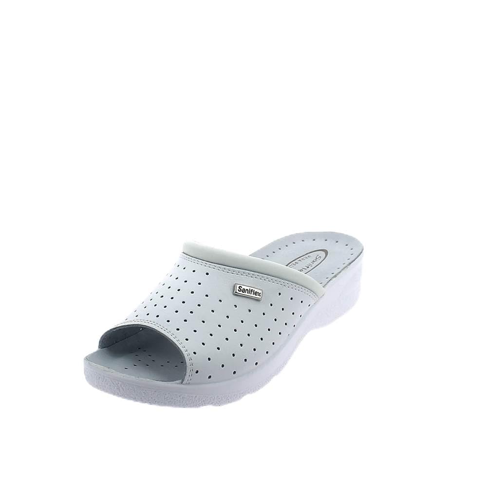 89851-10 Certificato Medico Zoccoli Sabot Pantofole Scarpe di Pelle, Donna