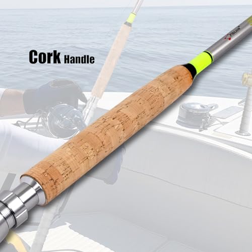Fiblink 1-Piece/2-Piece Saltwater Offshore Trolling Rod Big Game Rod Conventional Boat Fishing Pole thumb #2