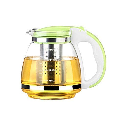Haushaltsglas Teekanne 1500 ml / 2000 ml hitzebeständiges Glas Gesundes, langlebiges Glas Teekanne Wasserkocher zur Aufbewahrung von Tee mit