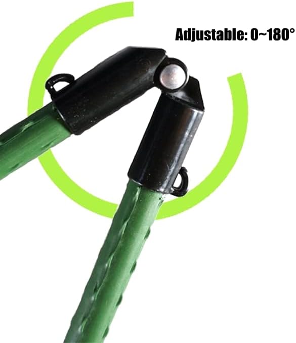 Miniatura 2 de Juego de 4 estacas ajustables de plástico de 0.630 in para jardín, tipo B, conector con hebilla para juntas, estacas de jardinería para tomates,