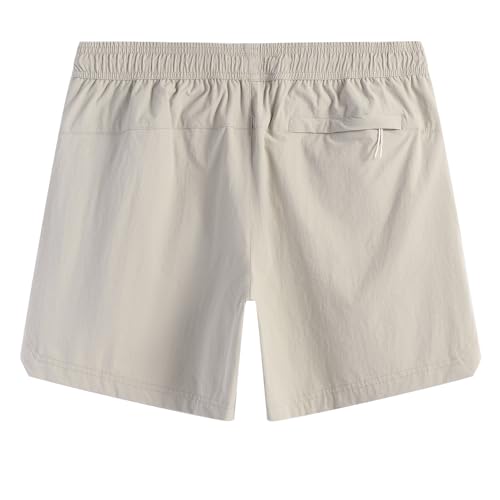 Image of maamgic Mens Swim Trunks 5 inch with Compression Liner Stretch Quick Dry Swim Shorts Swimming Trunks Bathing Suits