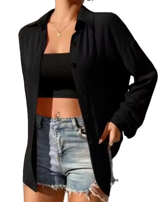 Yellowfab Industries Classic Solid Women Regular Fit Casual Shirt Style-picture-46