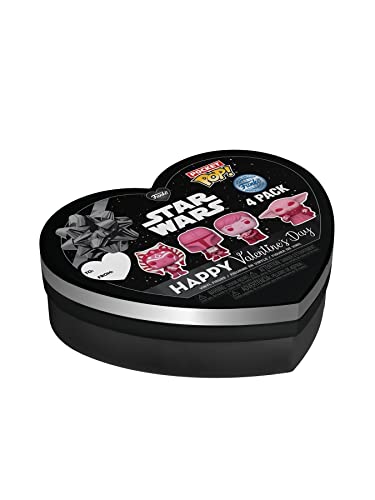 Funko Pocket Pop! Star Wars: The Mandalorian Val Box 4 Pieces - Grogu - Keychain - Neuartiger Schlüsselanhänger - Vinyl-Minifigur Zum Sammeln - Strumpffüller - Geschenkidee - Offizielle Handelswaren