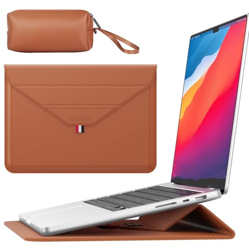 Housse ordinateur cuir étanche anti-rayures voyage bureau - 6