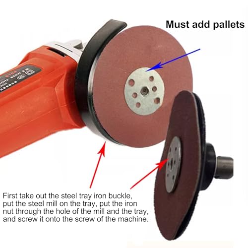 2 StüCk Fiberscheiben 125 mm Schleifteller Winkelschleifer Schleifteller Schleifaufsatz FüR Winkelschleifer Kompatibel Mit Schleifmaschinen Und Schleifern Mit Einem Innendurchmesser Von 14 mm