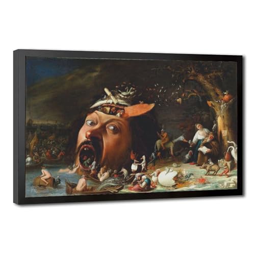Joos Van Craesbeeck La Tentation de Saint Antoine impression toile déco
