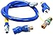 Dormont 1650BPQ2S48 1/2" x 48" Long Gas Hose with Double Swivel and Quick Disconnect