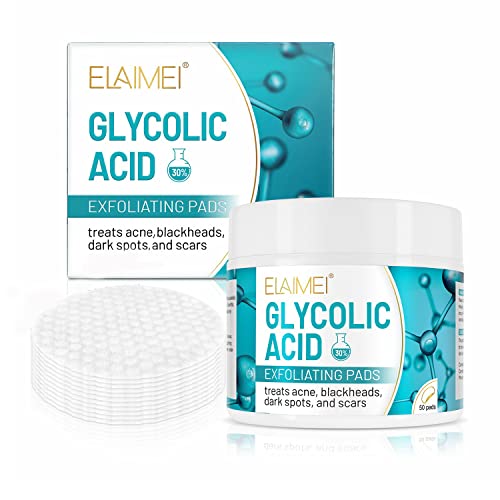 Thnkstaps 50 pads Cuscinetti di acido glicolico al...