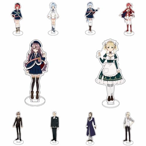 公女殿下の家庭教師 アクリルスタンド アレン カレン ティナ ステラ リディヤ アニメキャラクター 置物 台座あり 全身 軽量 コスプレ小物 札を立てる 部屋飾り 透明 周辺 贈り物 プレゼント 萌えグッズ 非公式 (1（1点セット）) [並行輸入品]のサムネイル
