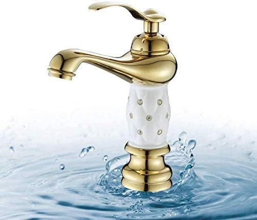 Robinet d'eau chaude et froide pour évier de salle de bain
