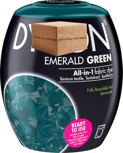 Dylan Washing Machine Fabric Dye Pod for Clothes Emerald Green 350g