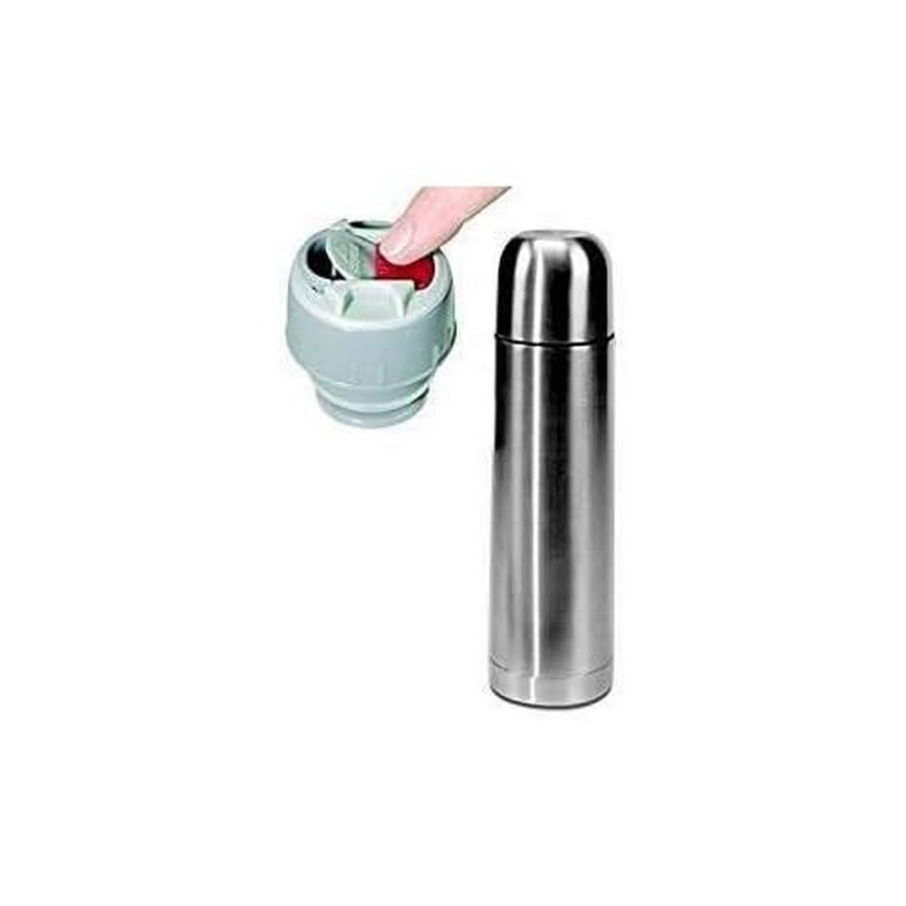 ILSA Thermos Flask, Thermal Flask, Hot and Cold Drinks, Stainless Steel 18/10, cl 100