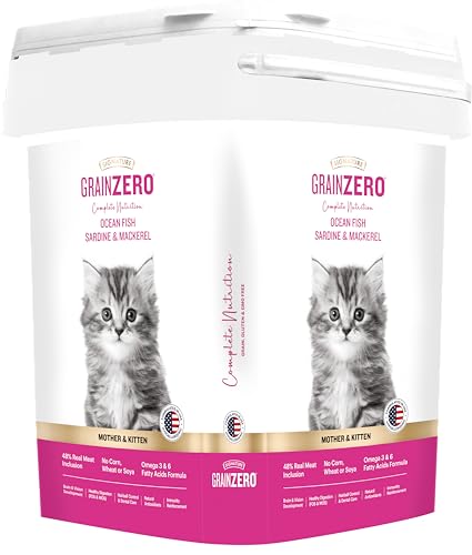 Signature Grain Zero Kitten Dry Cat Food Inside Container, Ocean Fish,Sardine and Mackeral 7kg Pack (B0D6RSCGM7) Amazon Price History, Amazon Price Tracker
