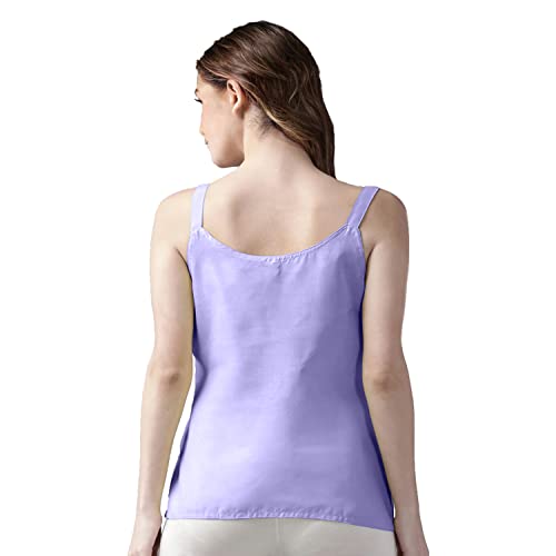 Image of Cotton Short Camisole Non-Stretchable Slip for Women | Short Kurti Slip | Short Camisole | Half-Length Lining | Waist Length Inner | Sameez | Samij(Half Slip)