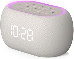 ANJANK Alarm Clock Radio with Dual Alarm for Bedroom, 7 Color Night Light, 0 100 % Dimmer, 8 Sounds photo ANJANK Alarm Clock Radio with Dual Alarm for Bedroom, 7 Color Night Light, 0 100 % Dimmer, 8 Sounds