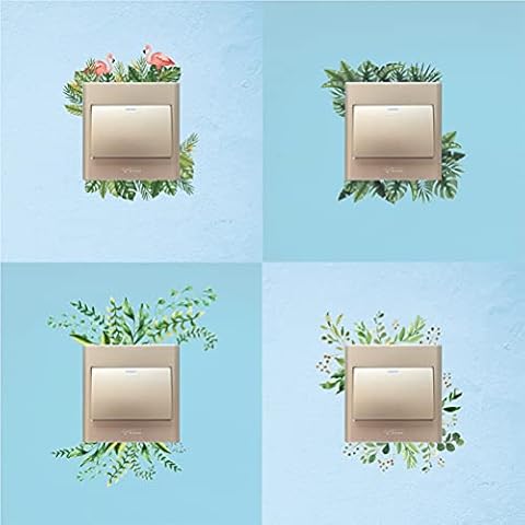 Interruptor Pegatina Decorativa Verde 4 Unidades Cover