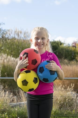 Betzold Softbälle-Set 3 Stück - Soft-Fußball Schaumstoffball – Ansicht 3