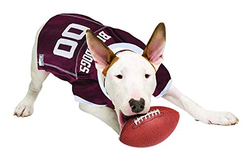 Image of Pets First Collegiate Mississippi State Bulldogs Dog Mesh Jersey, X-Large