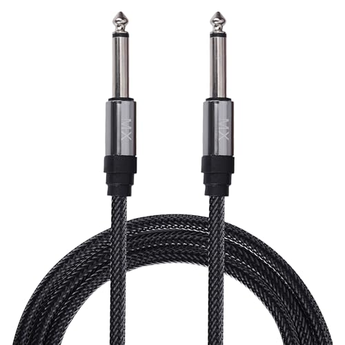 MX 6.35 mm (1/4″) P‑38 Mono Instrument Cable – 3 m, Heavy‑Duty Ni...