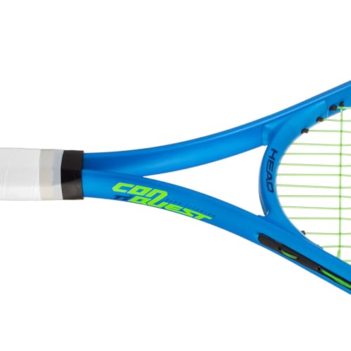 Image of HEAD Aluminium Ti. Conquest Tennis Racket - Pre-Strung Head Light Balance 27 Inch Racquet - 4 1 /4 in Grip, Assorted