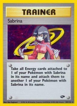 One-Day Sale: Up to 80% Off Pokemon - Sabrina (20) - Gym Challenge - Holo