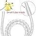 VIWIEU White PC Cable Management Sleeve Value Pack, Large 1.1