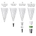 Kootek Piping Bags, Disposable Pastry Bags 16 Inch, 100 Pcs Anti Burst Large Icing Piping Bags for Cookie Frosting Cake Decorating Baking Supplies