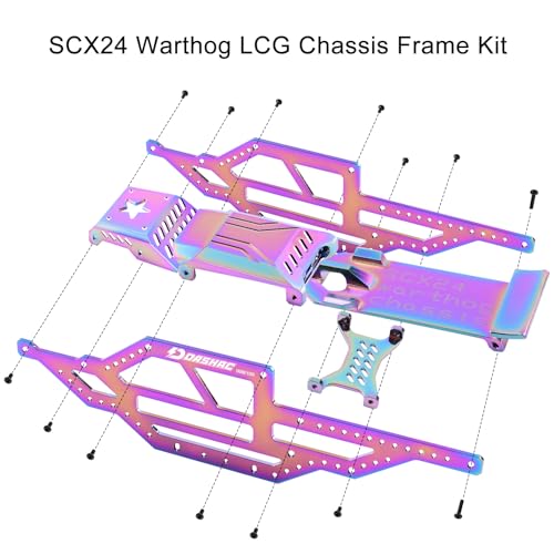 Warthog LCG Chassis Frame Kit for SCX24 Red Hot Aluminum Body Shell Upgrade Parts
| Colorful Aluminum Body Shell Cage Buggy Chassis for SCX24 Models Best Seller
| Warthog LCG Chassis Frame Kit for SCX24 Rock Crawler RC Upgrade Kit Top Picks