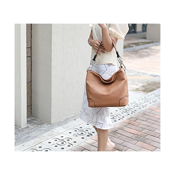 MKF-Hobo-Purses-for-Women--PU-Leather-Designer-Hobo-Shoulder-Handbag--Top-Handle-Pocketbook MKF Collection Hobo Purses for Women,Vegan Leather Handbag Slouchy Womens Shoulder bag – Fashion Top Handle Pocketbook