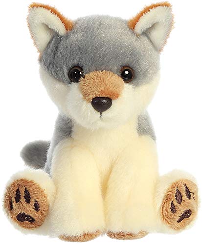 Aurora - Lil Monty Moose Lil Wiley Wolf - 5" Lil Wiley Wolf, Gray, Model:03514 #TOP1