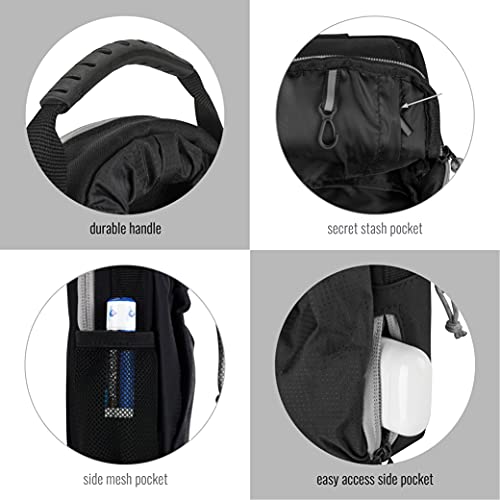 Festival Crossbody Bag - Water Bottle Carrier with Zippered Pocket to Hold Phone, Wallet, and Keys4