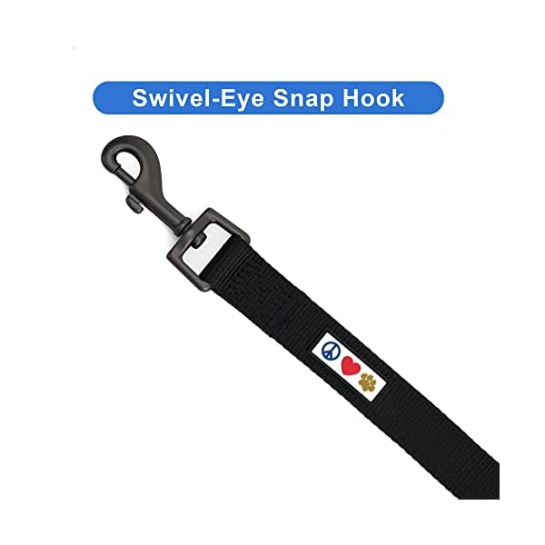 Pawtitas 6 FT Solid Color Leash Puppy Leash Dog Training Leash 1.8 M Extra Extra Small Dog Leash can be Used for as a Cat Leash Black Dog Leash/Laisse Pour Chien réglable de Couleur Solide en Nylon Pawtitas 6 FT Solid Color Leash Puppy Leash Dog Training Leash 1.8 M Extra Extra Small Dog Leash can be Used for as a Cat Leash Black Dog Leash/Laisse Pour Chien réglable de Couleur Solide en Nylon