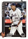 2025 TOPPS #286 EDWIN DIAZ NEW YORK METS BASEBALL OFFICIAL TRADING CARD OF MLB