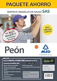 Paquete Ahorro y Test online GRATIS Peón del Servicio Andaluz de Salud. Ahorra 52 € (incluye Temario común; Temario específico; 1400 test online gratis y acceso a Curso Oro)