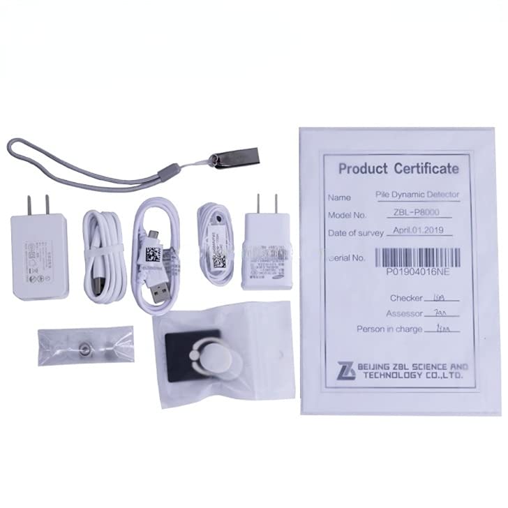 Integrality of Concrete Pile with Wireless Sensor and PAD Low Strain Tester Pile Test ZBL-P8000