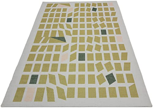 Image of Printed Rug Soft Floor Carpets with Anti Slip Backing for Living Room | Bedroom | Kids Room (Grey Green, 5x7 Feet)