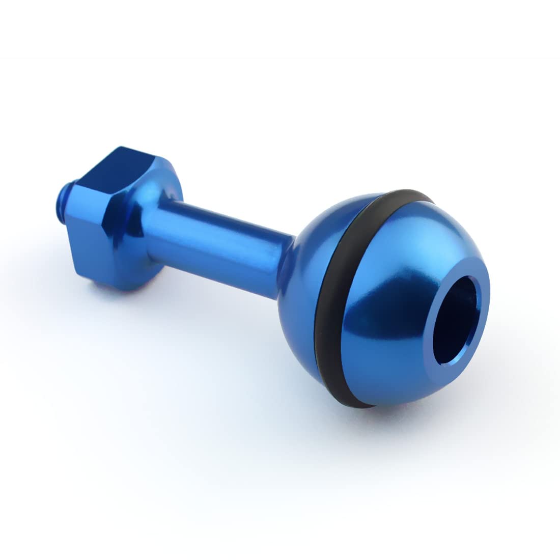 NovelGoal Aluminum 1/4 Inch Screw Ball Adaptor Mount Tripod Adapter Compatible with Hero 13 and Osmo Action Camera Diving Photo Studio Kit (Blue)