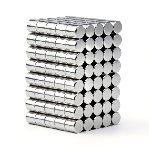 Image of XEAOHESY 200Pcs 3x3mm(0.118x0.118inches) Mini Round Neodymium Magnets, Strong Tiny Disc Magnets for Fridge, 3D Printing, Miniature Models, Crafts, DIY, Office, Classroom and Science Projects