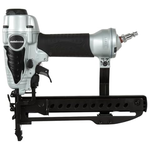 Metabo HPT Finish Stapler | Pro Preferred Brand of Pneumatic Nailers | 18 Gauge | 1/4-Inch Narrow Crown | Accepts 1/2-Inch to 1-1/2-Inch Staples | Ideal for Trim Work, Furniture & Cabinetry | N3804AB3 Cover
