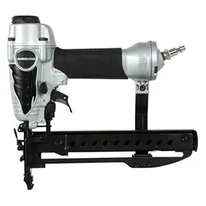 Metabo HPT Finish Stapler, 18 Gauge, 1/4-Inch Narrow Crown Staples, 1/2-Inch up to 1-1/2-Inch Staple Length, Pneumatic (N3804AB3)