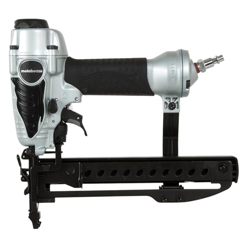 Metabo HPT Finish Stapler Pro Preferred Brand of Pneumatic Nailers 18 Gauge 1/4-Inch Narrow Crown Accepts 1/2-Inch to 1-1/2-Inch Staples Ideal for Trim Work Furniture & Cabinetry N3804AB3 by Metabo HPT - Used condition - CA$80.05