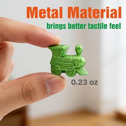 10 Piezas Marcadores Metal Mexican Train Juego miniatura 4
