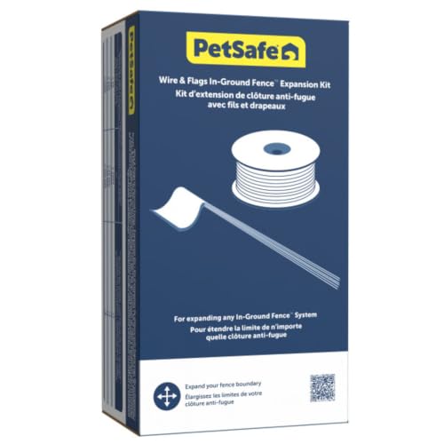 PetSafe Erweiterung für unsichtbaren Hundezaun, Haustierzaunsystem, 50 Markierungsfähnchen, 150m Zusatzkabel für Hunde von 6 Monaten+
