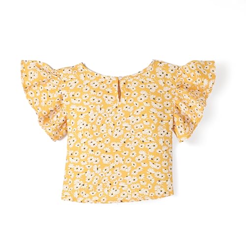 Image of Girls Premium Cotton Printed T-Shirt & Shorts Set | Summer Wear Comfortable Loungewear Clothing Set | Girls Co-Ord Set | Casual Half Sleeve Printed Top & Bottom Set