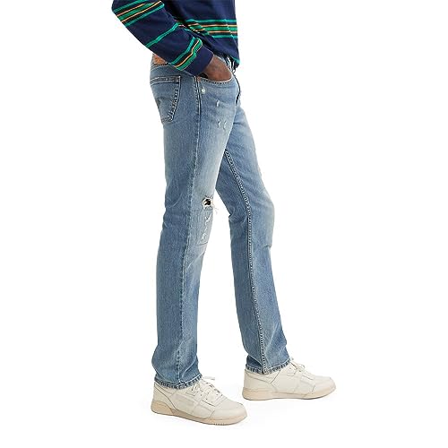 Image of Levi's Men's 511 Slim Fit Stretch Jeans, (New) Be My Friend, 42W x 32L